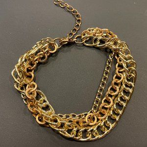 Gold Multi Chain Bracelet